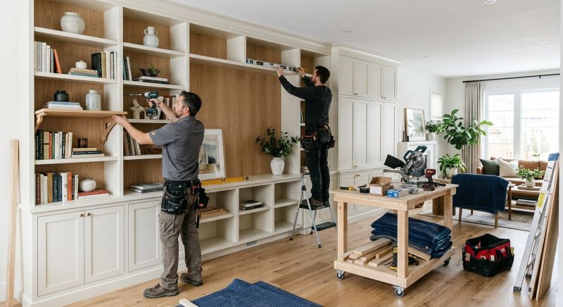 Built In Shelving Service in Winston Salem, NC