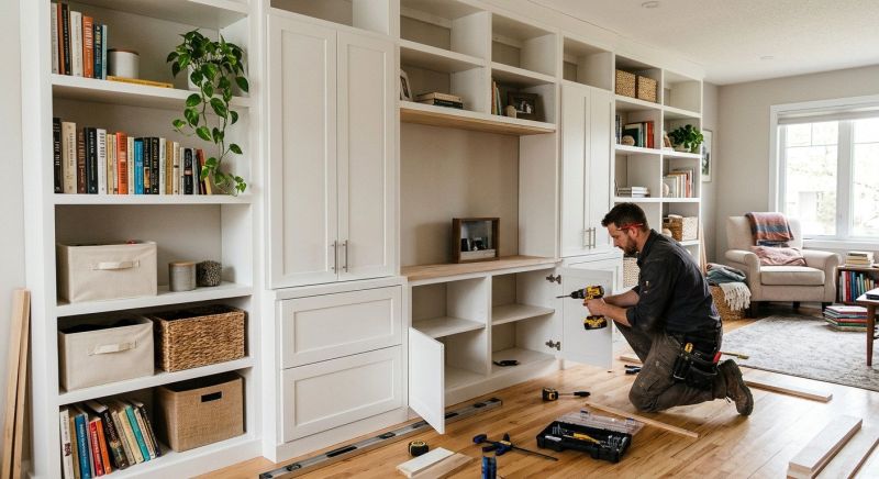 Mudroom Carpentry Installation in Fairfax, VA